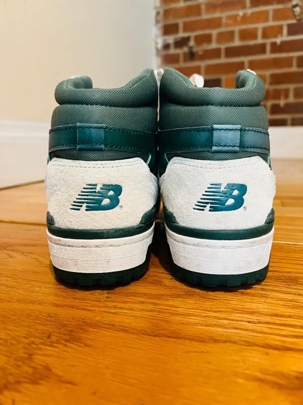 New Balance 650R Mens White Green BB650RVG Sneaker Size 9.5